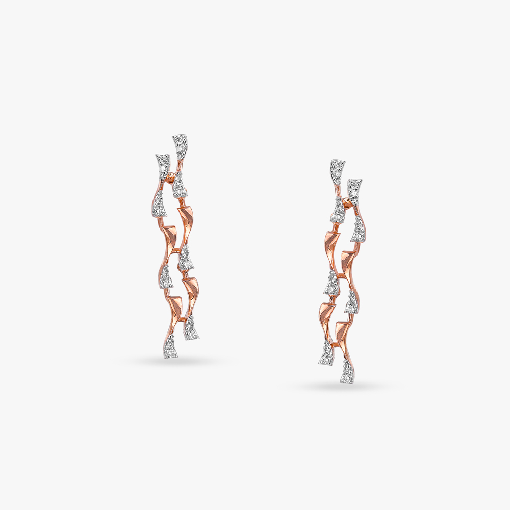 Sparkling Twist Diamond Necklace Set,,hi-res image number null