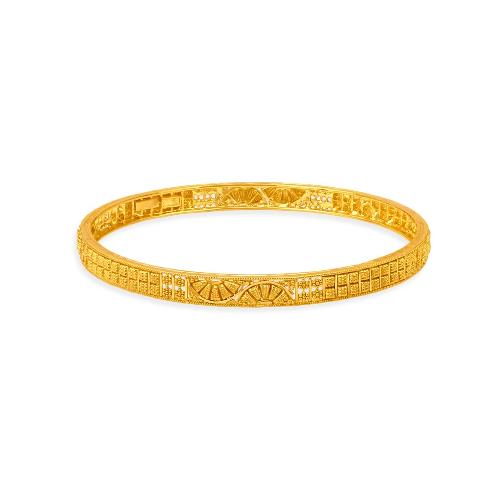 Minimal Gold Bangles with Enamel,,hi-res image number null