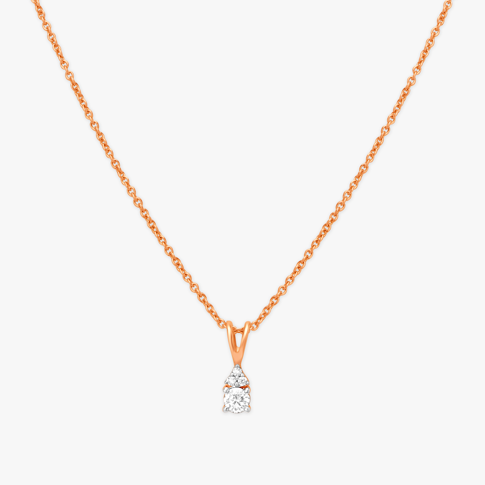 Chic Petite Diamond Pendant with Chain and Earrings Set,,hi-res image number null