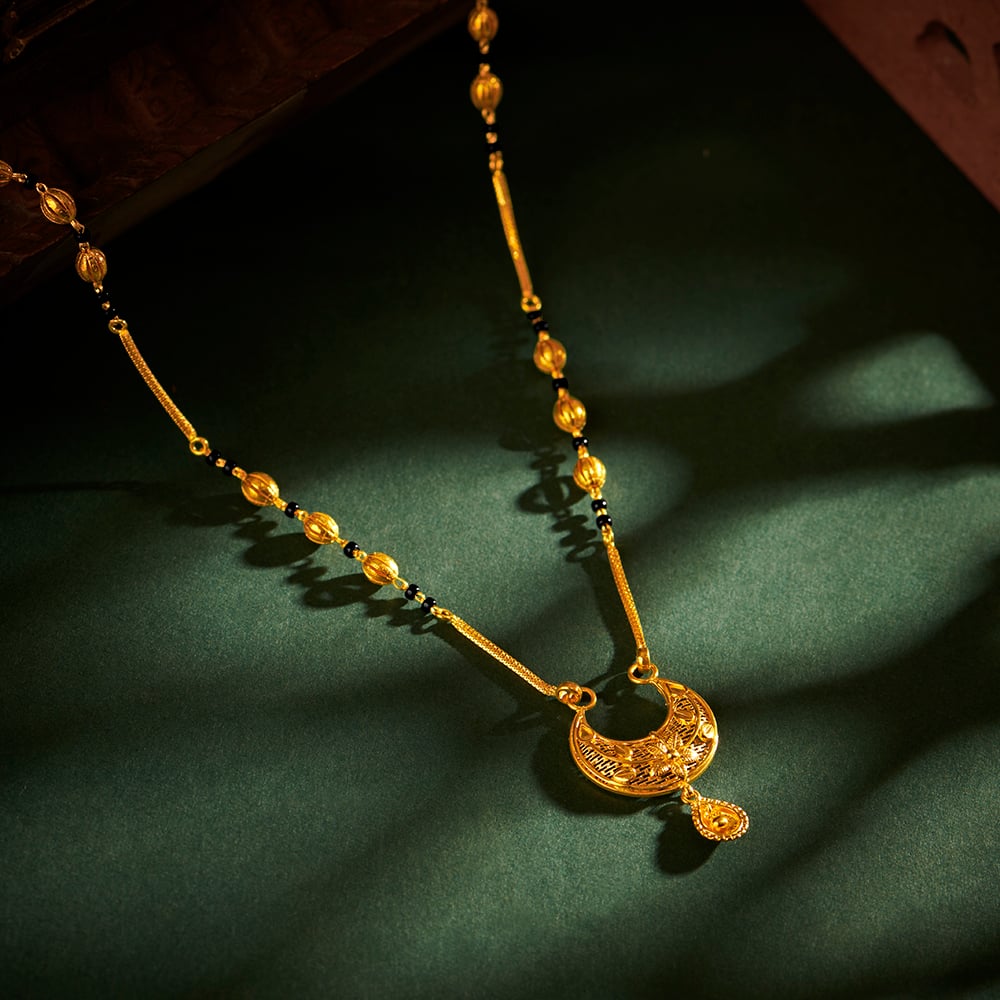 Brilliant Crescent Mangalsutra,,hi-res image number null