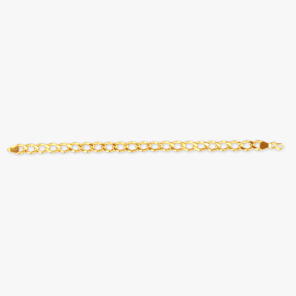 Classic Chain Gold Bracelet for Men,,hi-res image number null