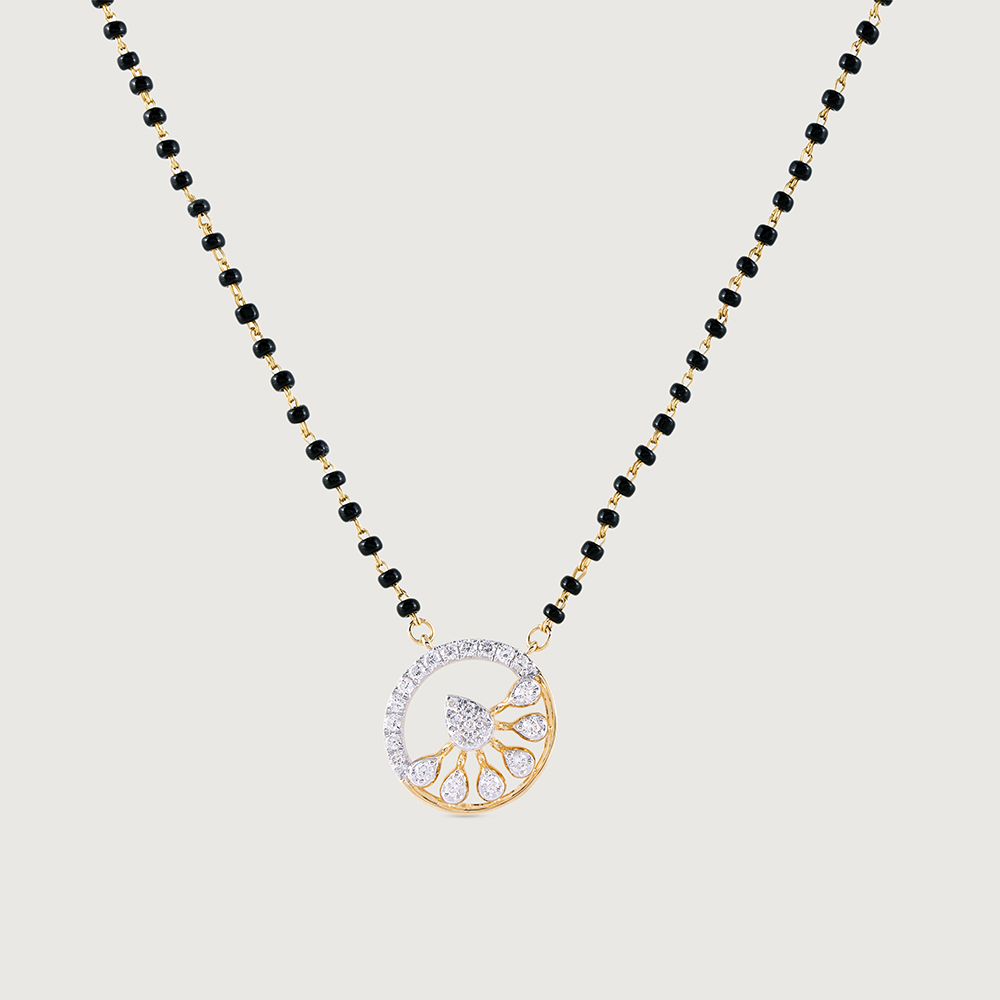 Timeless Shine Gold and Diamond Mangalsutra,,hi-res image number null