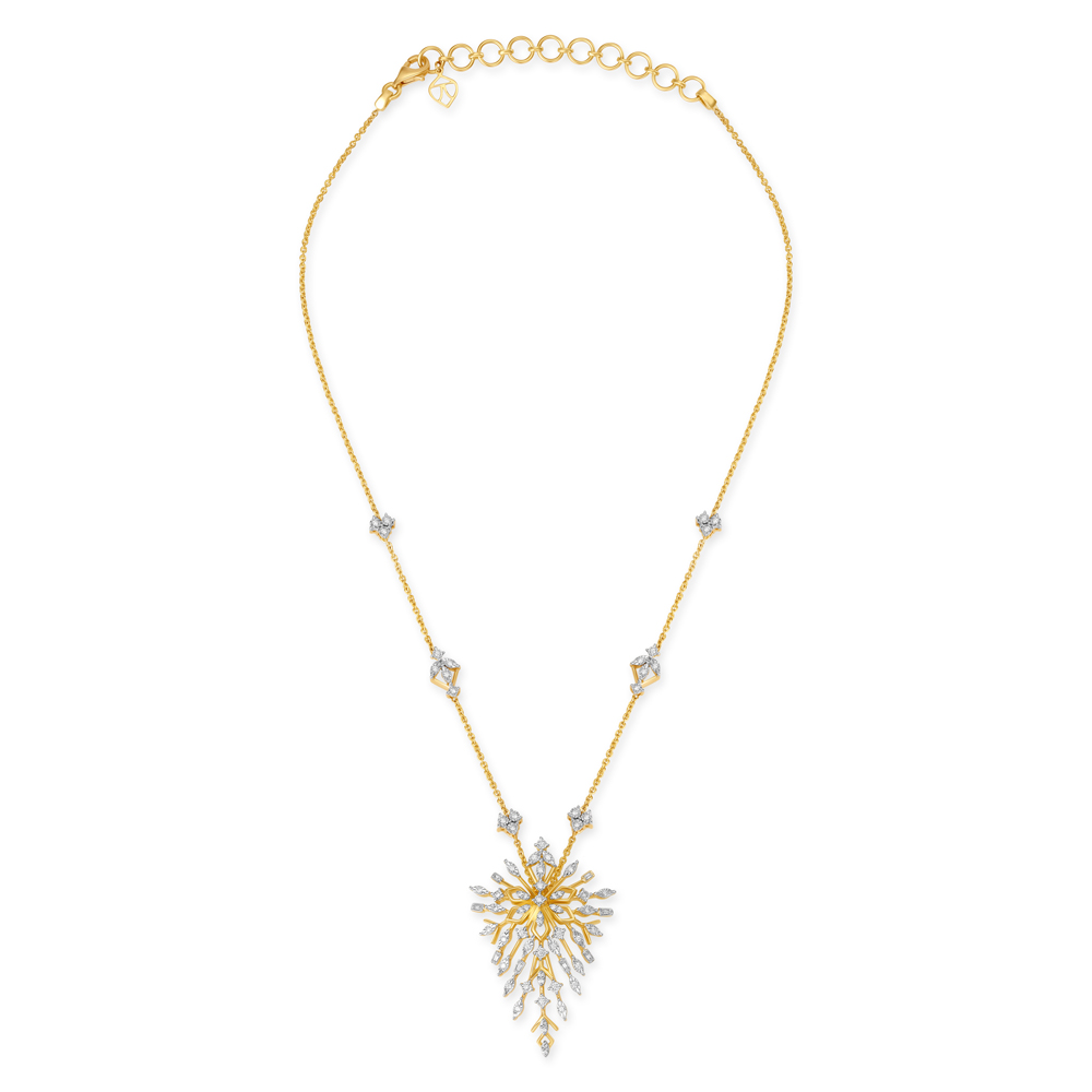 Minimal Diamond Necklace Set,,hi-res image number null