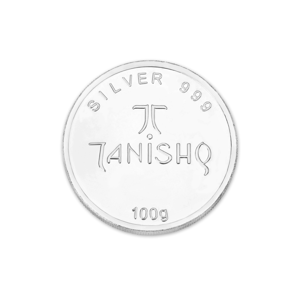 100 Gram 999 Purity Silver Coin,,hi-res image number null