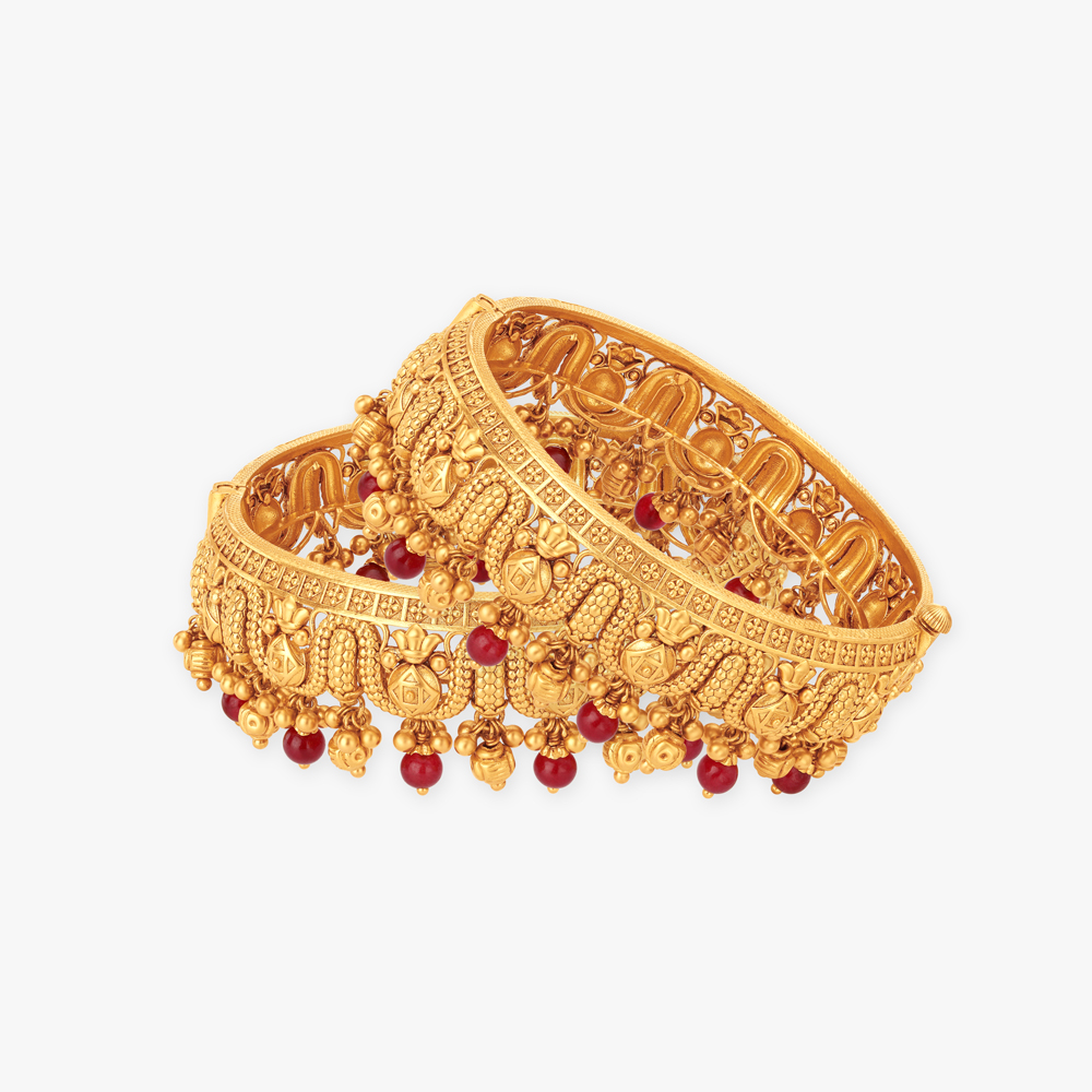 Majestic Pillar Bangles,,hi-res image number null