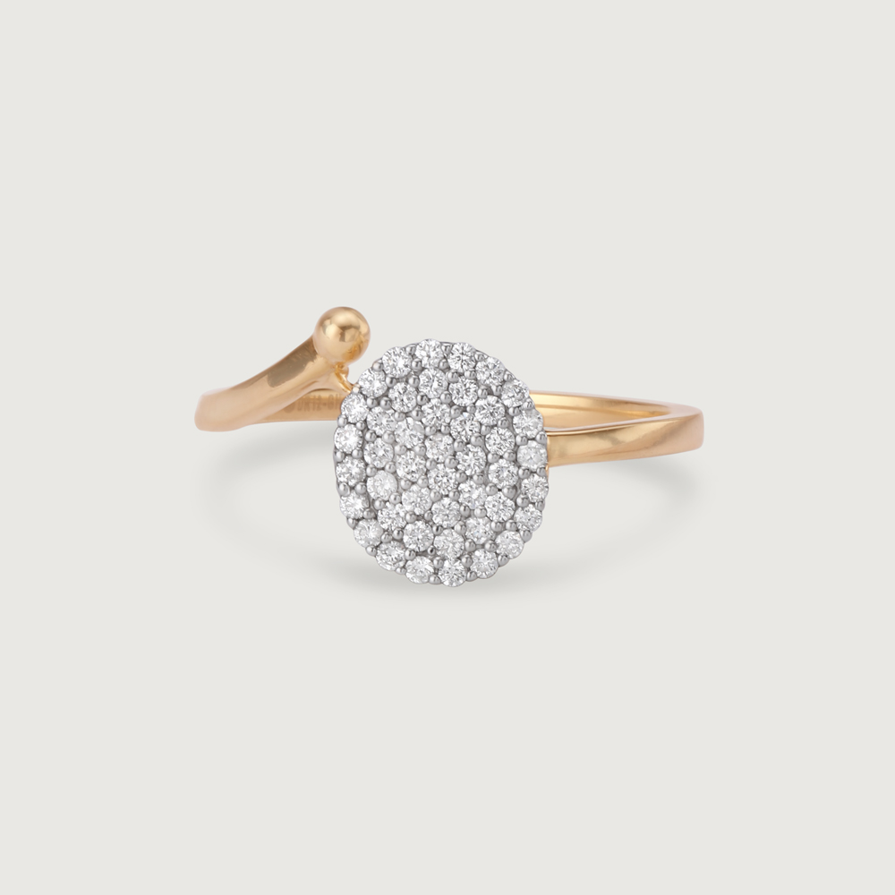 Glowing Halo 14KT Gold & Diamond Ring,,hi-res image number null