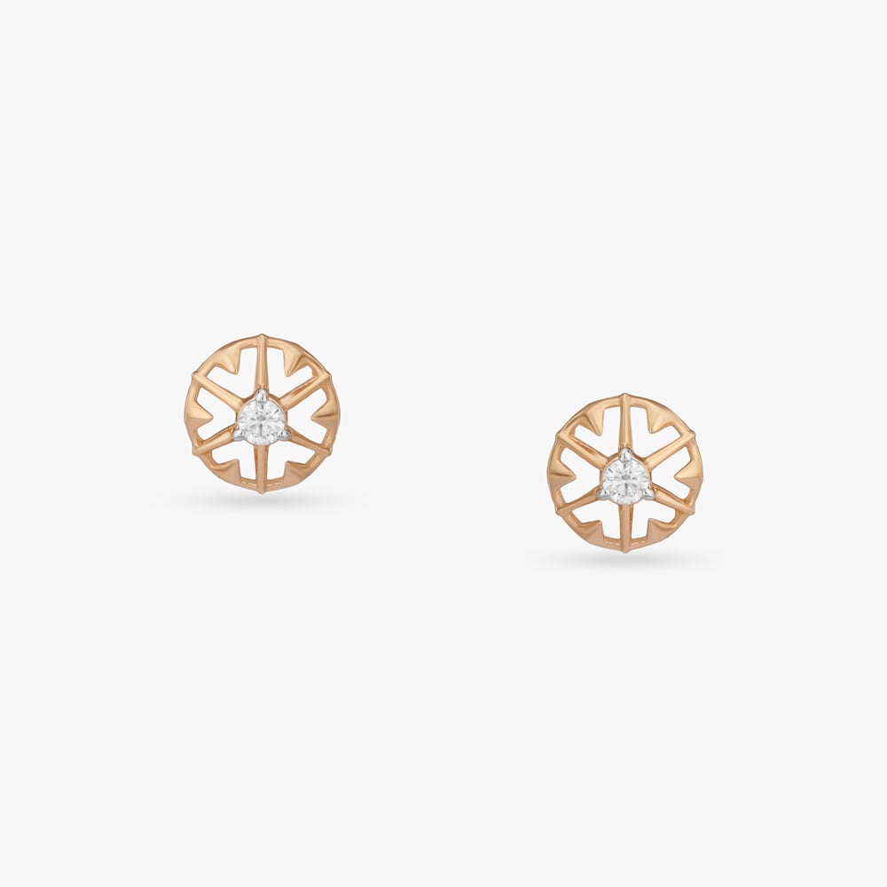 

Sunburst Spark Diamond Stud Earrings