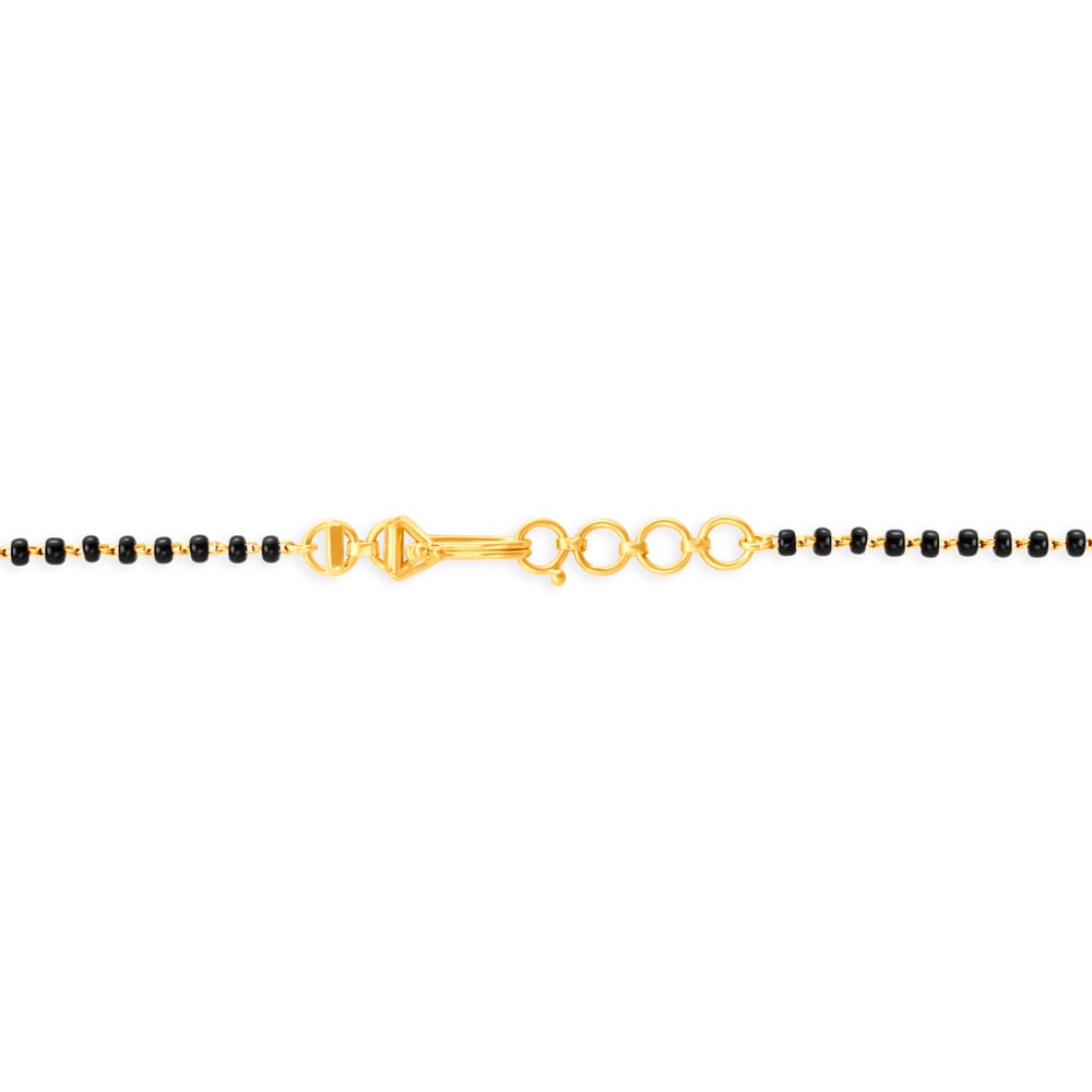Solitary Flower Mangalsutra,,hi-res image number null
