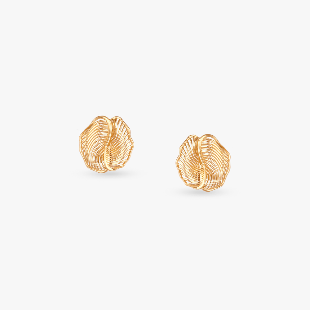 Ripple Drape Gold Necklace Set,,hi-res image number null