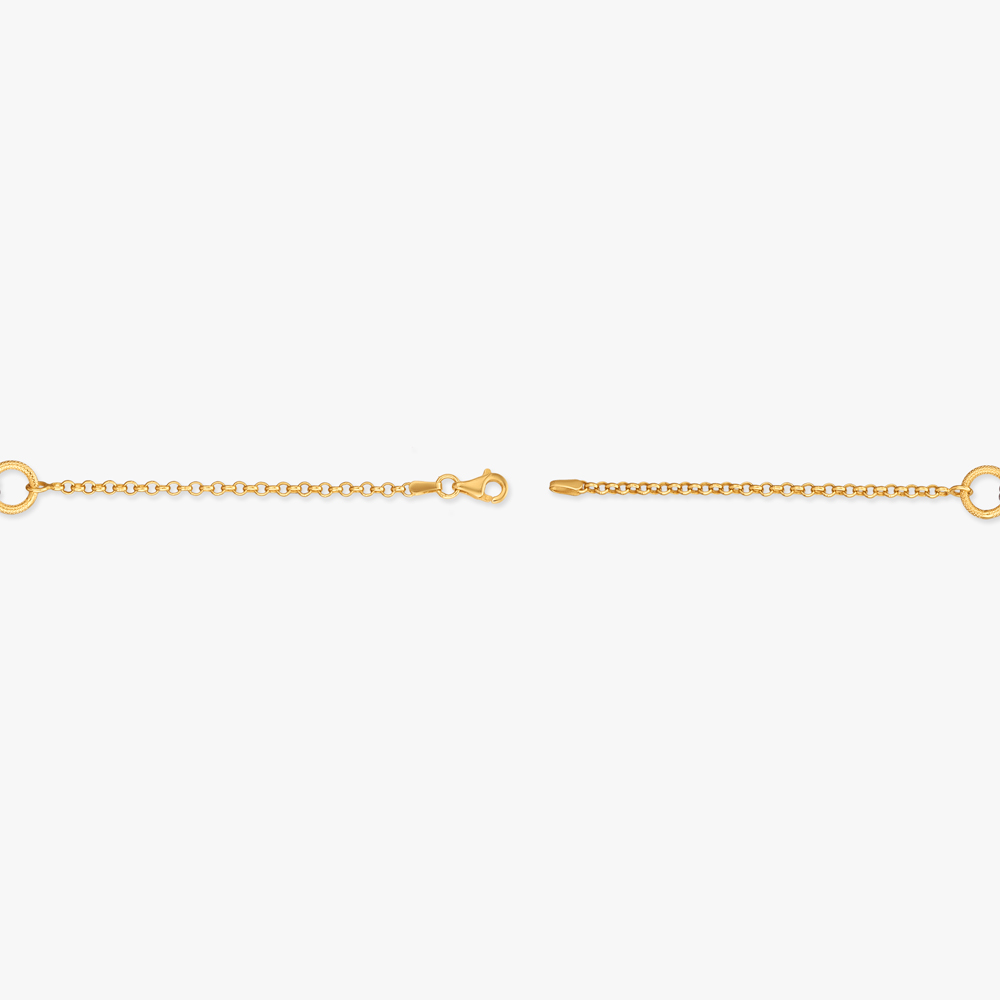 Sculpted Links Gold Bracelet,,hi-res image number null