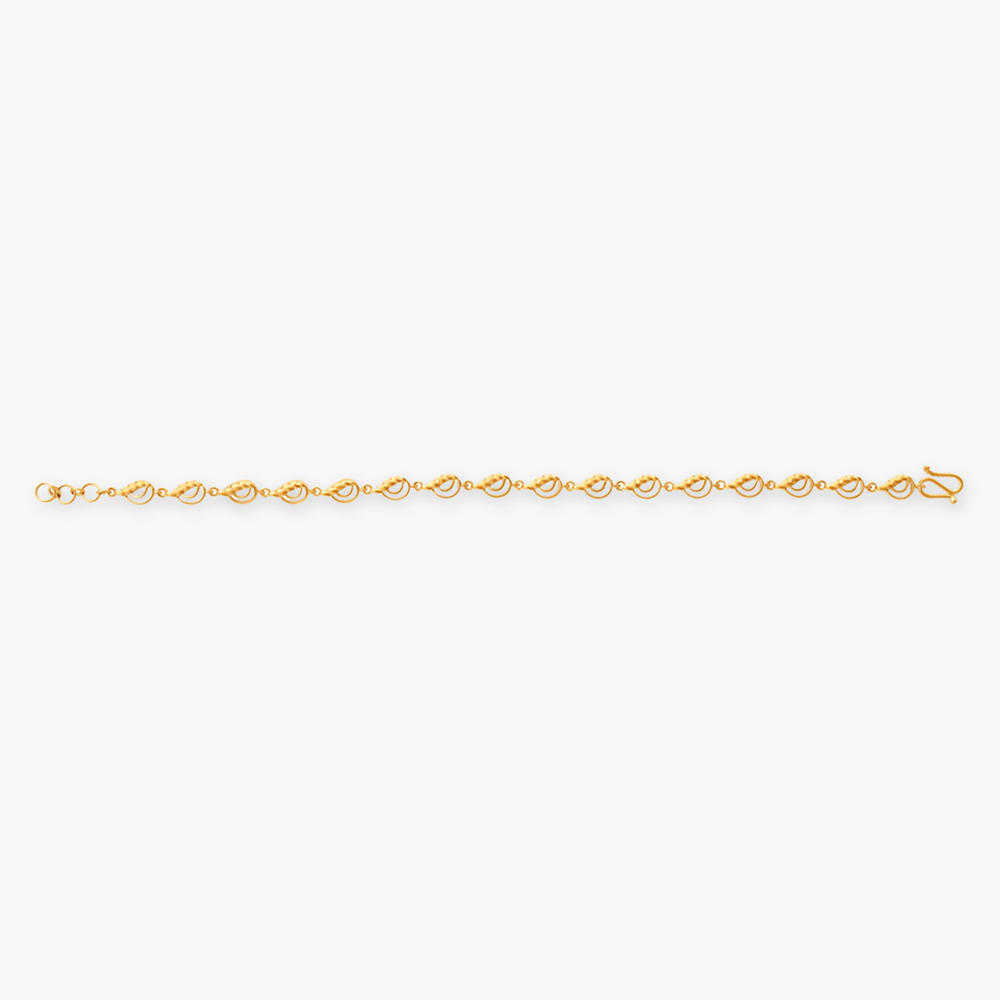 

Wavy Gold Bracelet