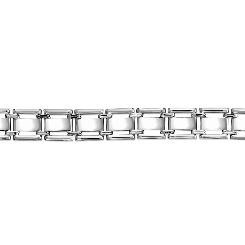 925 Silver Bold Contemporary Bracelet for Men,,hi-res image number null