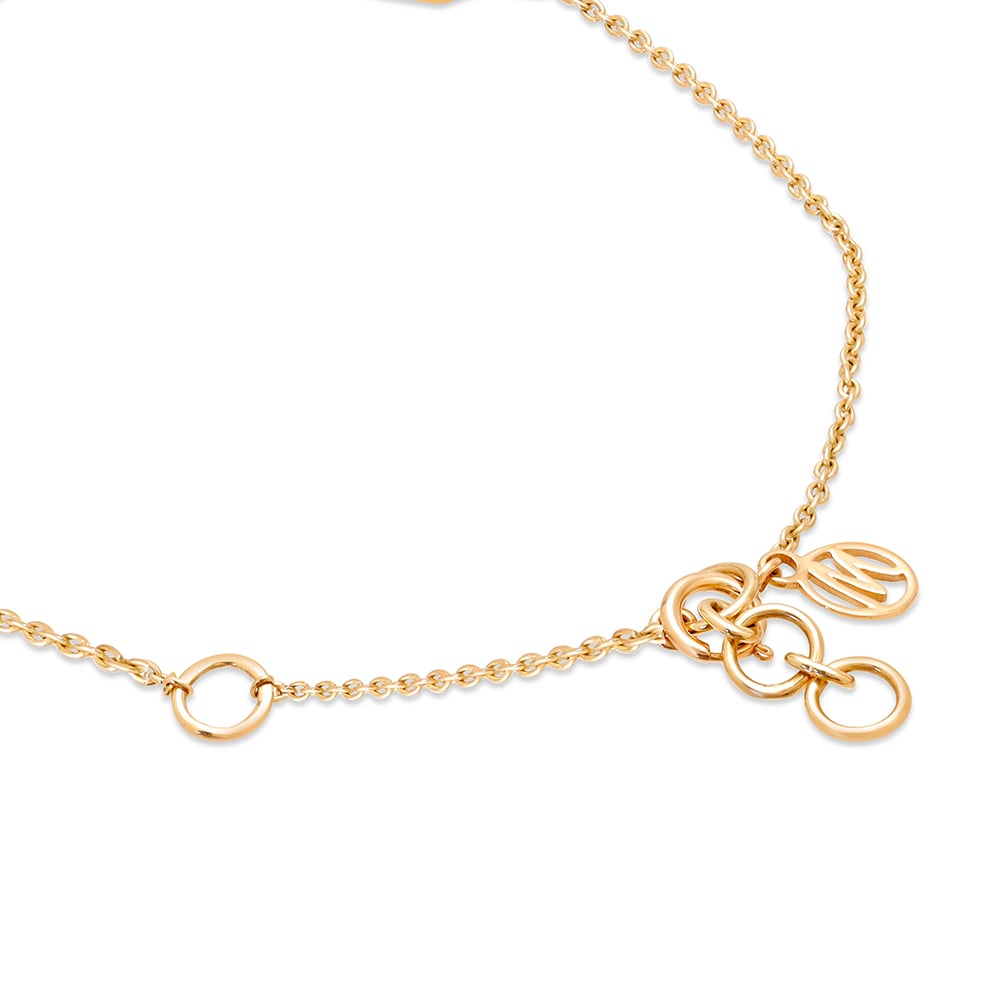 14KT Yellow Gold Abstract Beauty Diamond Bracelet,,hi-res image number null