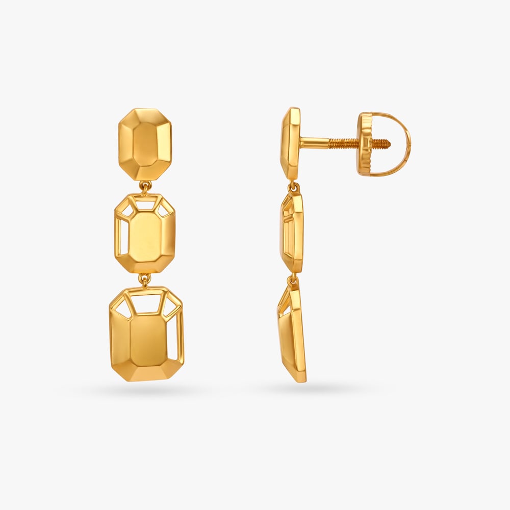 Geometric Drop Earrings