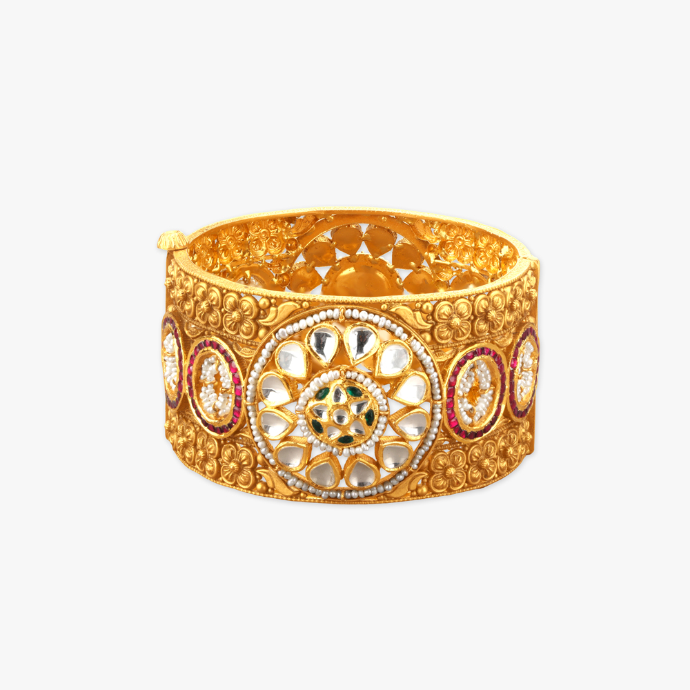 Nakshi Elegance Gold Bangles,,hi-res image number null