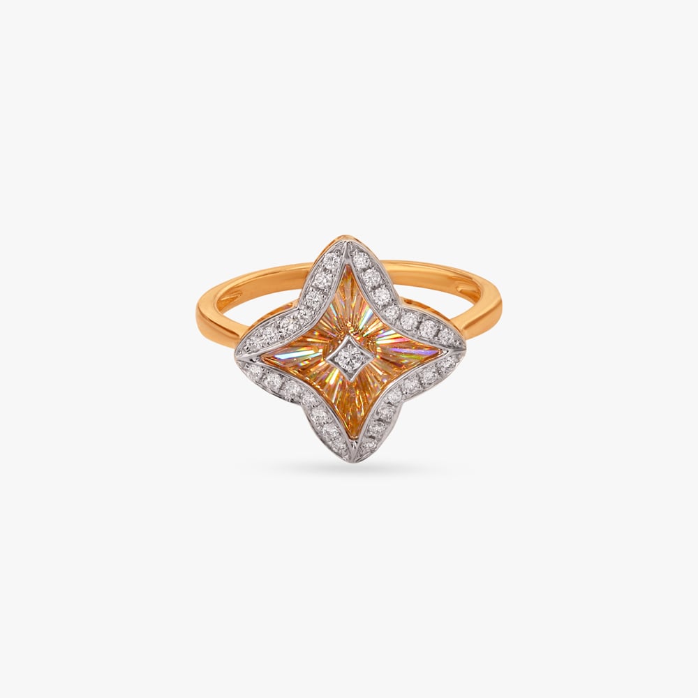 Aurora Petal Diamond Ring,,hi-res image number null