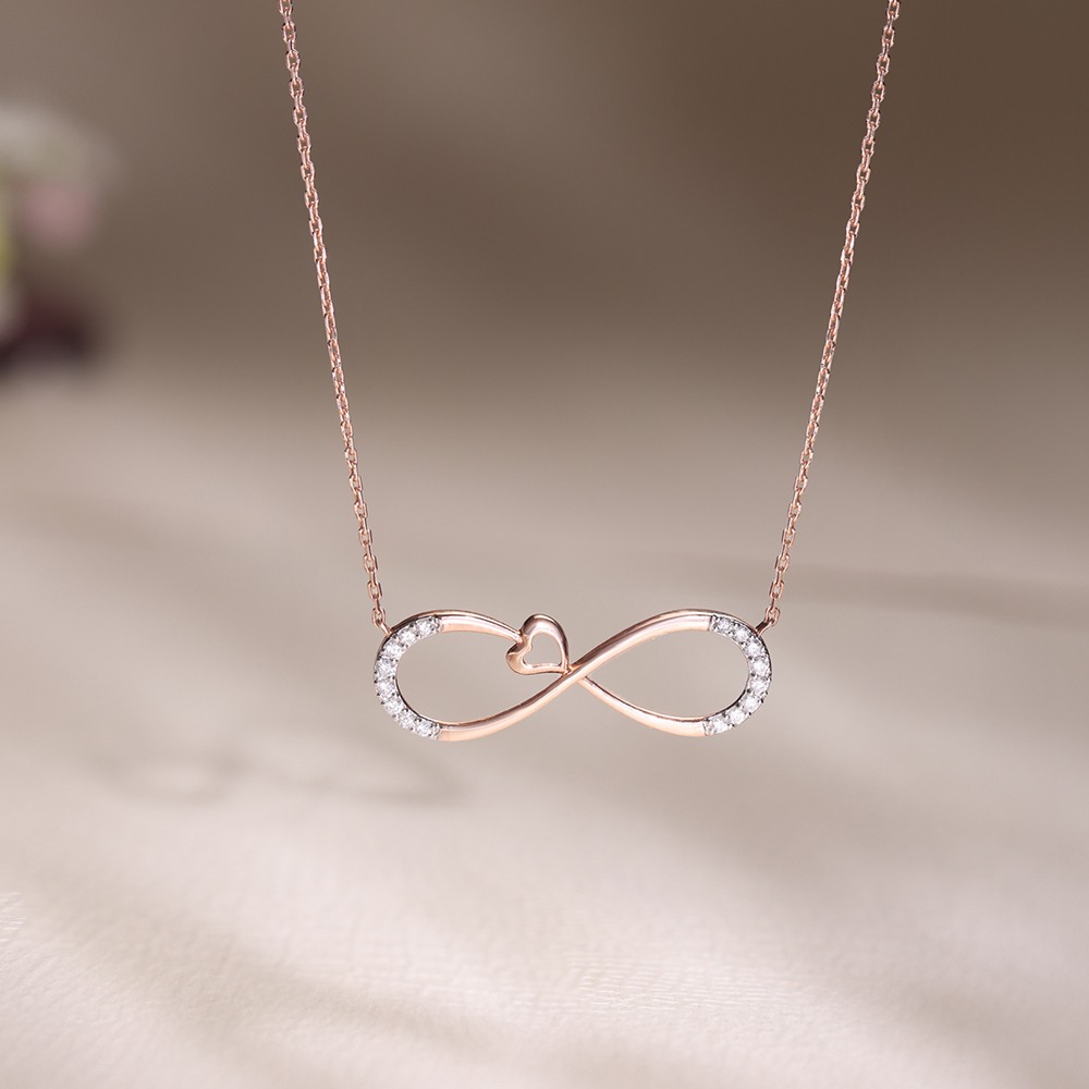 Infinite Heartbeat Diamond Necklace,,hi-res image number null