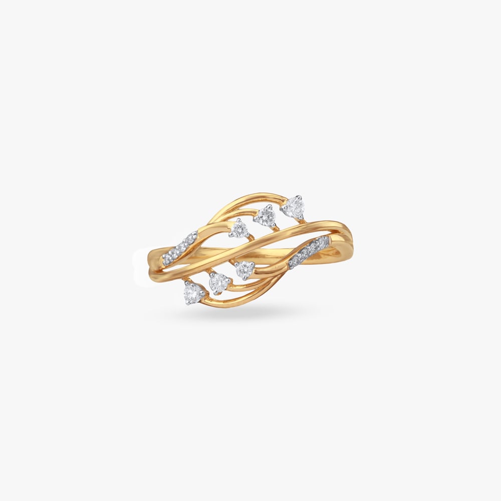 Rippling Grace Diamond Ring,,hi-res image number null