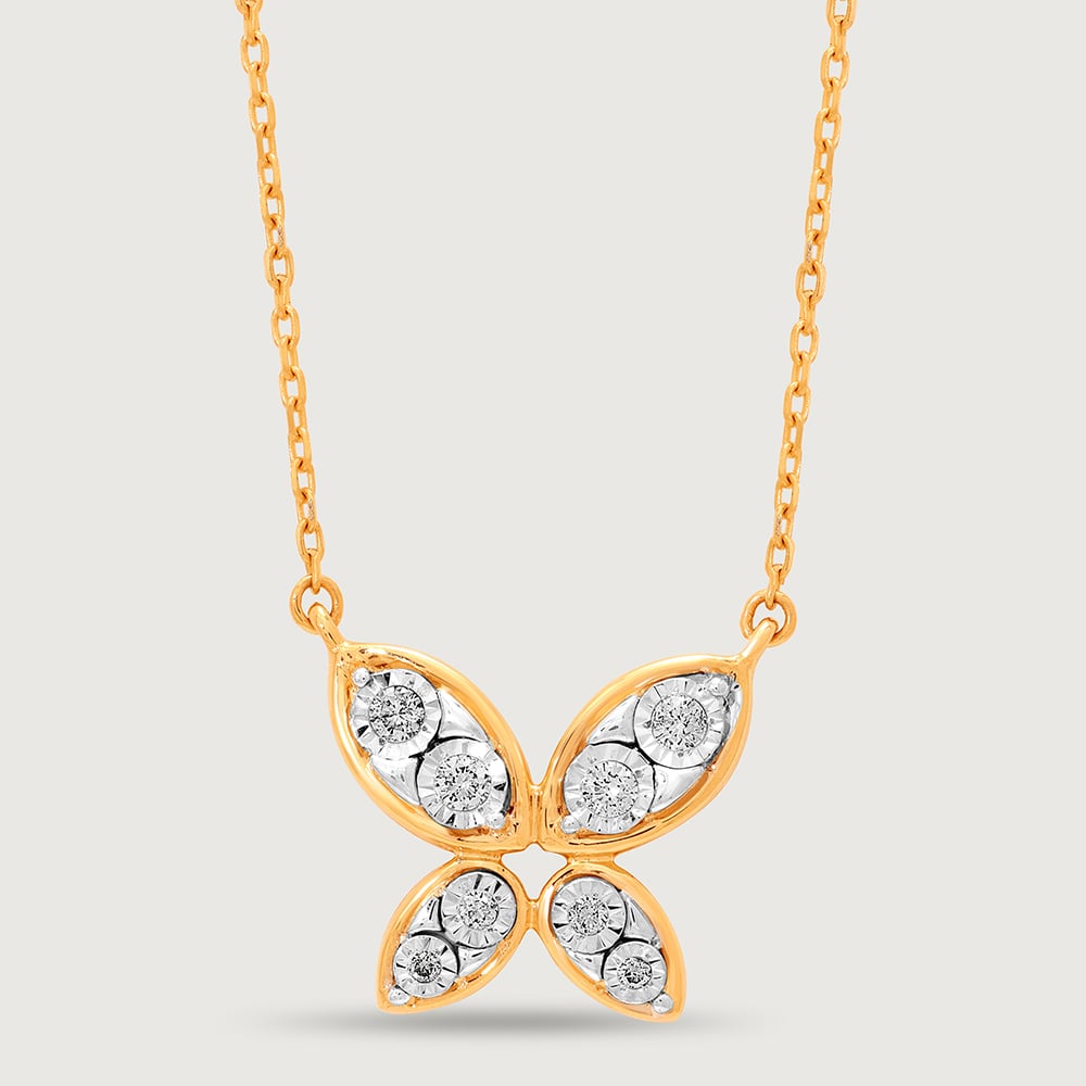 Cupid Edit 14KT Gold & Diamond Pendant with Chain,,hi-res image number null
