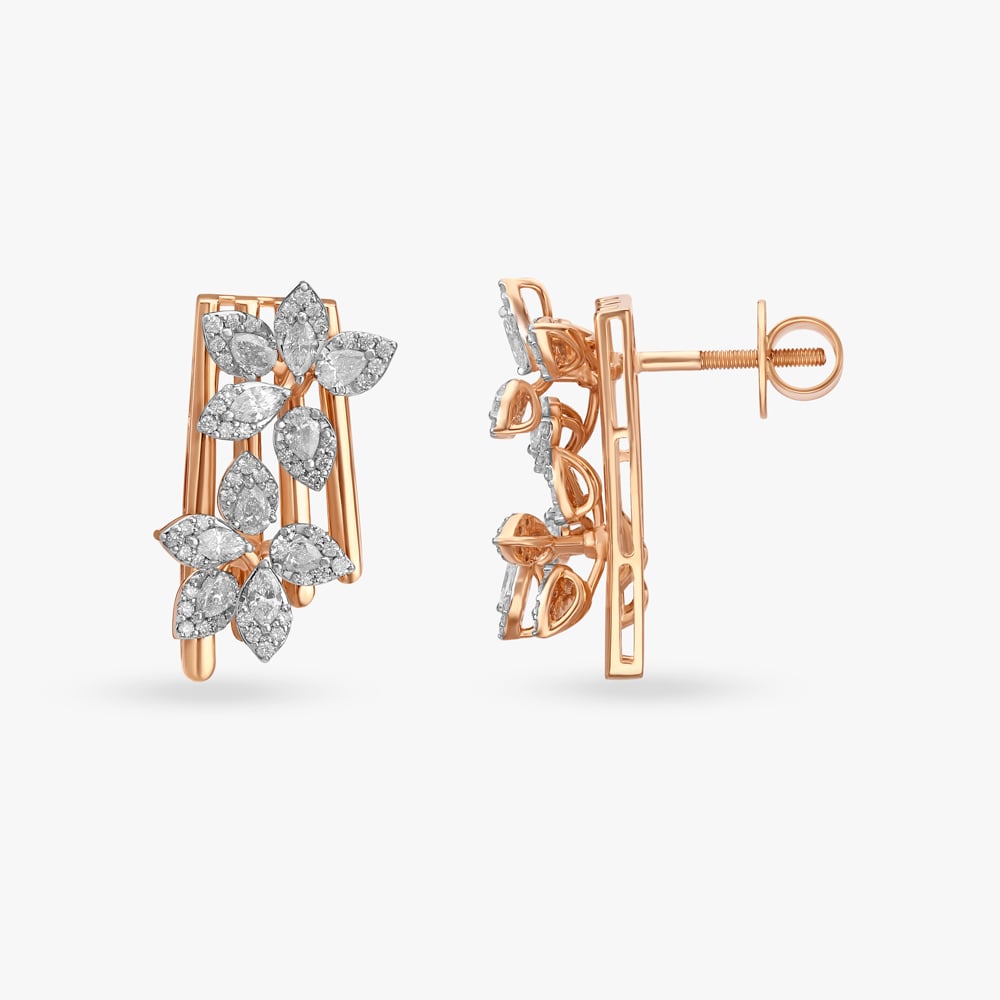 Floral Serenade Diamond Necklace Set,,hi-res image number null