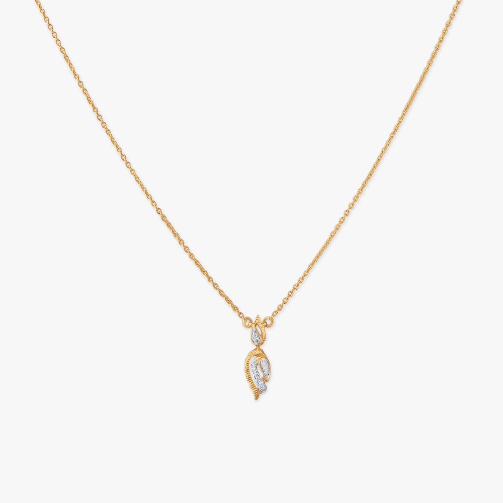 

Whisper Curve Diamond Pendant with Chain