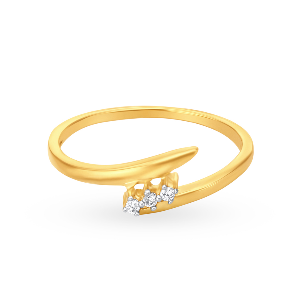 Three Stone Diamond Finger Ring,,hi-res image number null