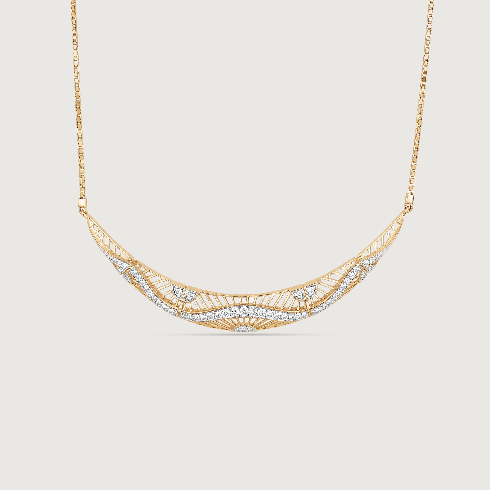 Flowing Rhythm Diamond Necklace,,hi-res image number null
