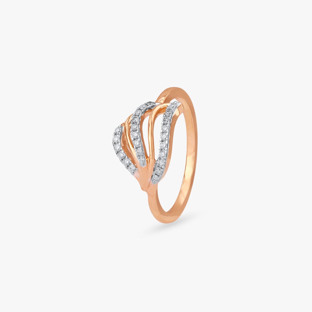 

Mirage Curve Diamond Ring
