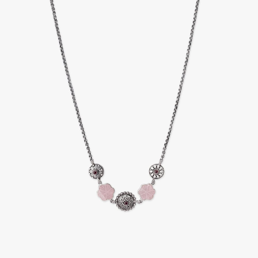 

Tribal Bloom Silver Chain