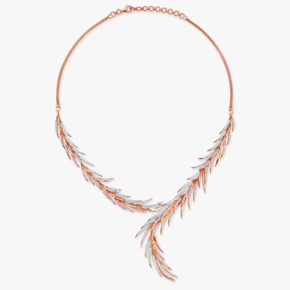 Ember Wing Diamond Necklace Set,,hi-res image number null
