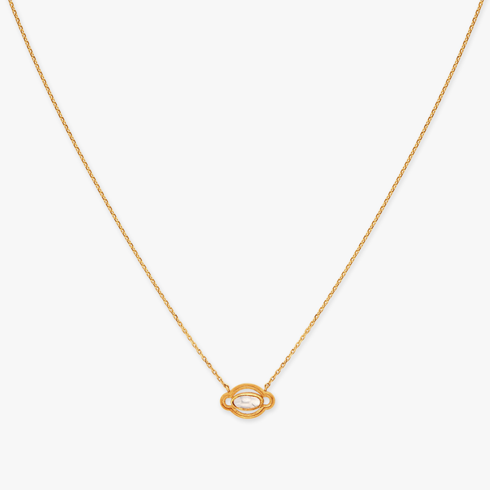Simple Stately Pendant with Chain,,hi-res image number null