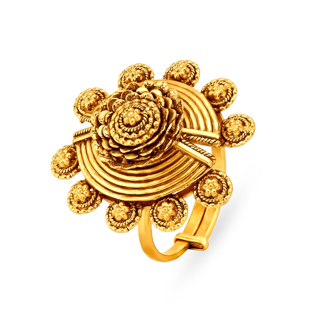 Glorious Floral Filigree Ring,,hi-res image number null