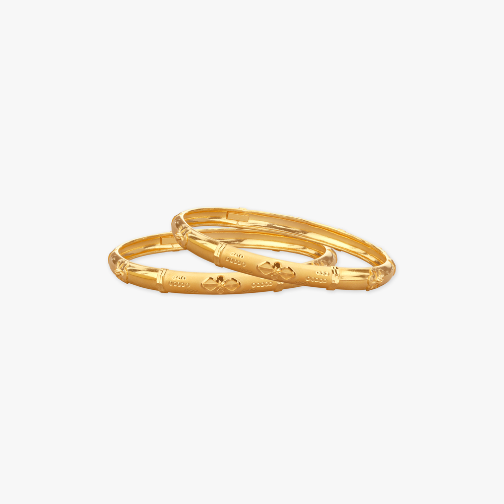 

Symmetry Shine Gold Bangles