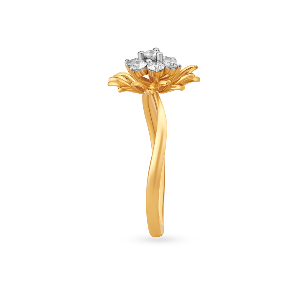 Gorgeous Floral Diamond Ring,,hi-res image number null