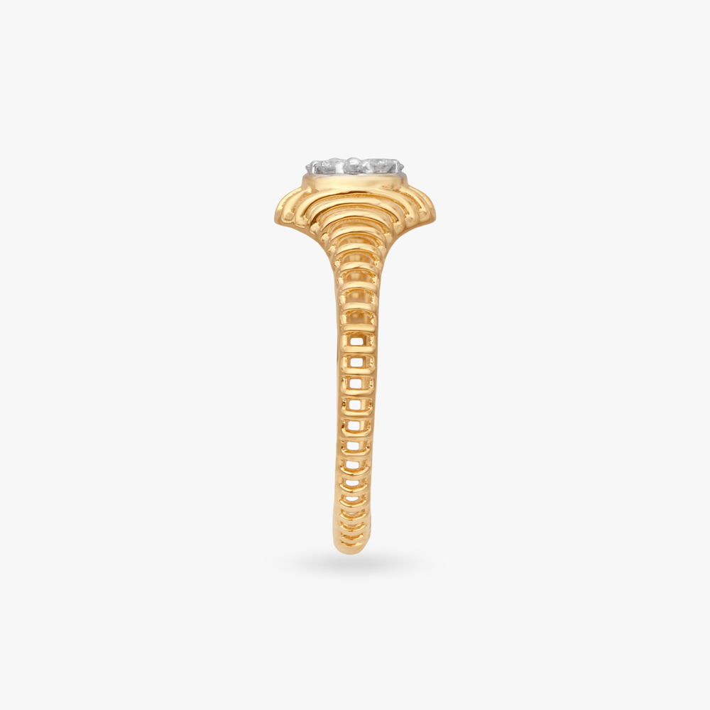 Shimmer Grid Diamond Ring,,hi-res image number null