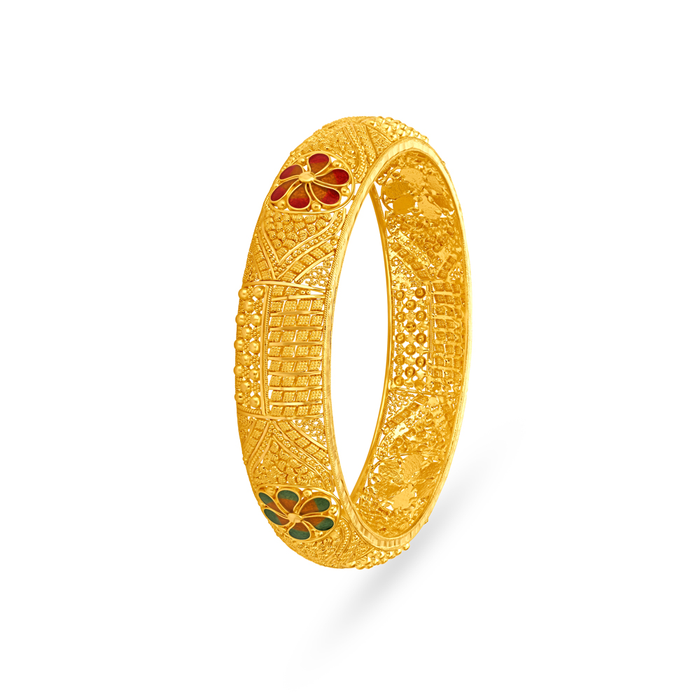 Ethereal Kolkata Round Bangle,,hi-res image number null