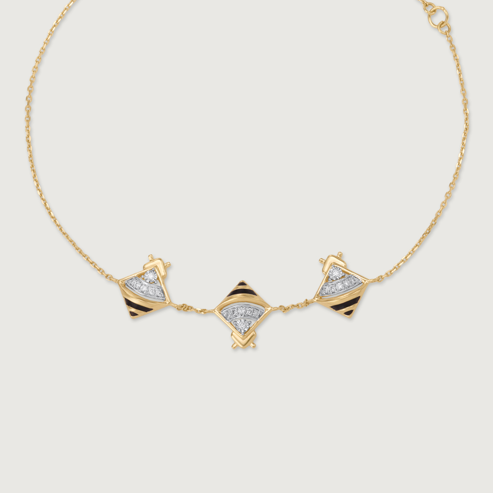 Bee Bold Diamond Bracelet,,hi-res image number null
