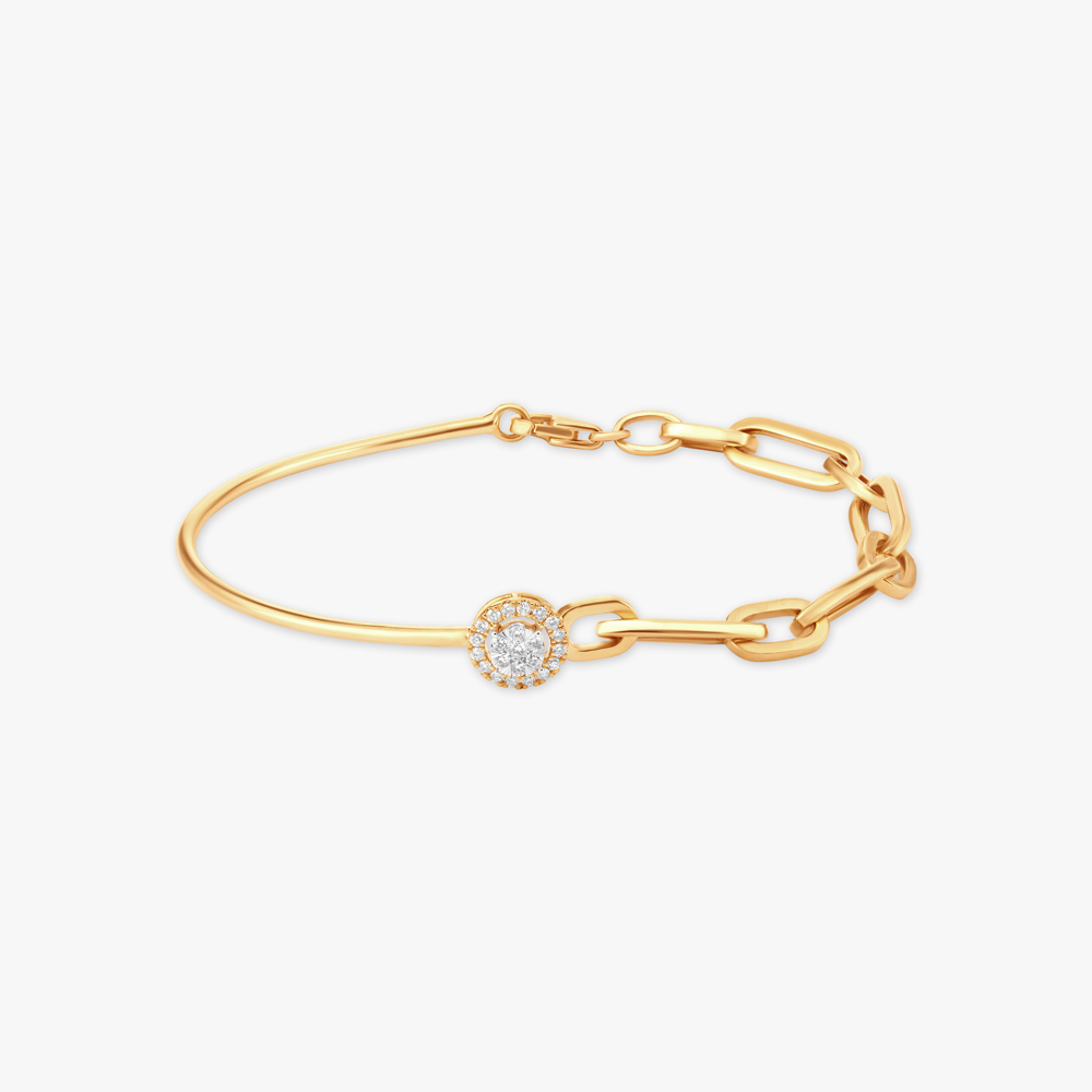 Shimmering Links Diamond Bracelet,,hi-res image number null