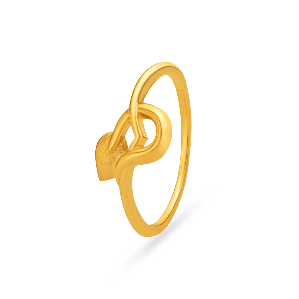 

Modern Leaf Inspired Finger Ring