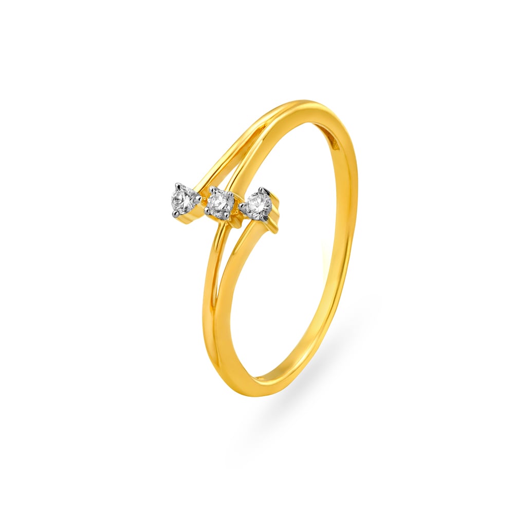 Trio Diamond Finger Ring,,hi-res image number null