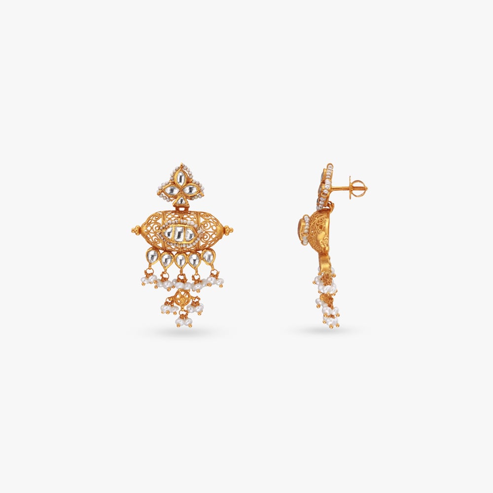 Kaali-Ghaati Splendour Gold Necklace set,,hi-res image number null