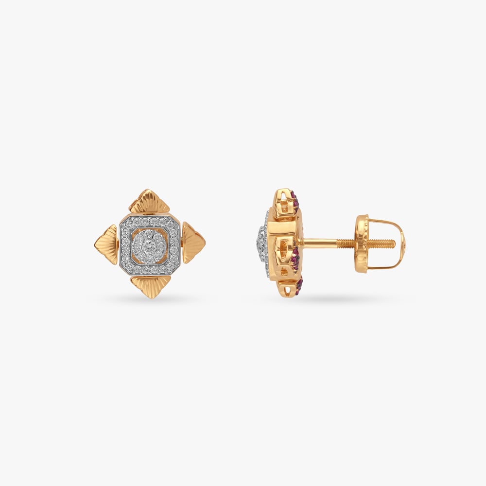 Royale Glow Diamond Stud Earrings,,hi-res image number null