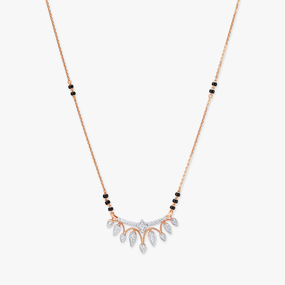 Sophisticated Sparkle Diamond Mangalsutra,,hi-res image number null