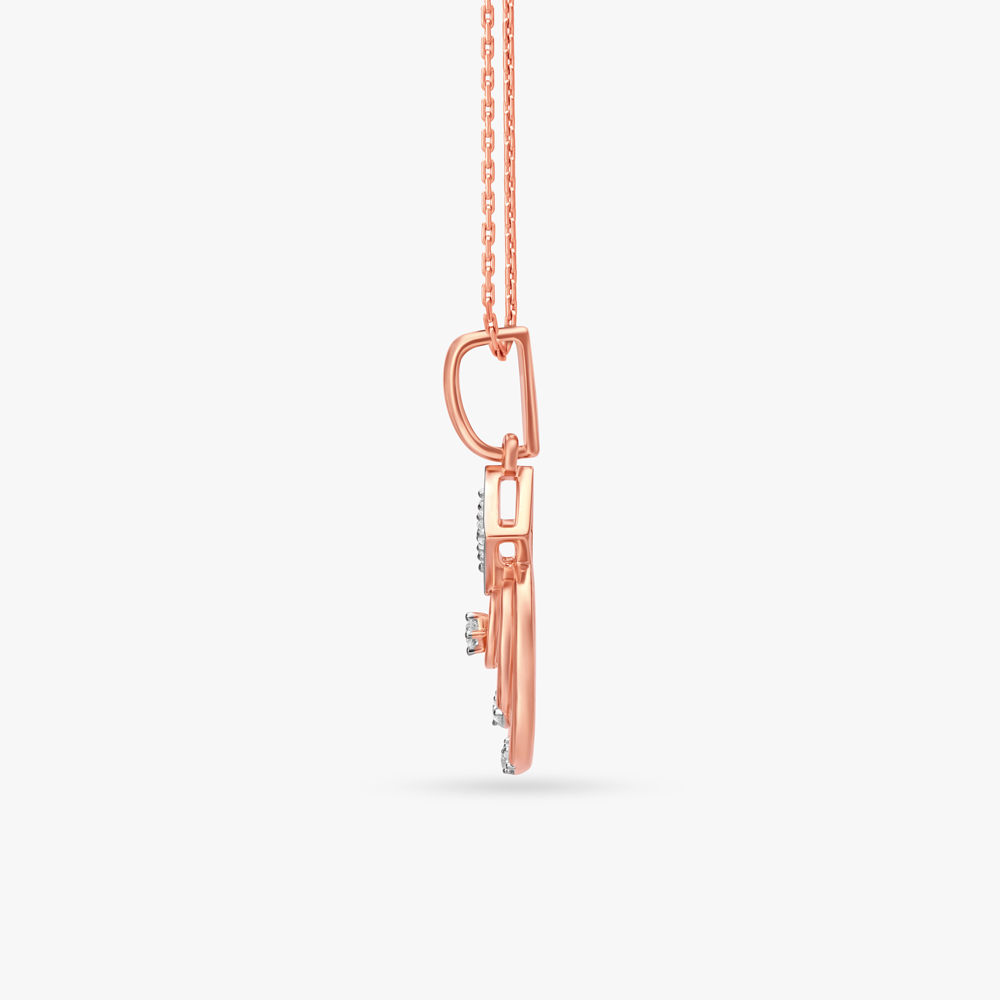 Twist Of Elegance Diamond Pendant,,hi-res image number null