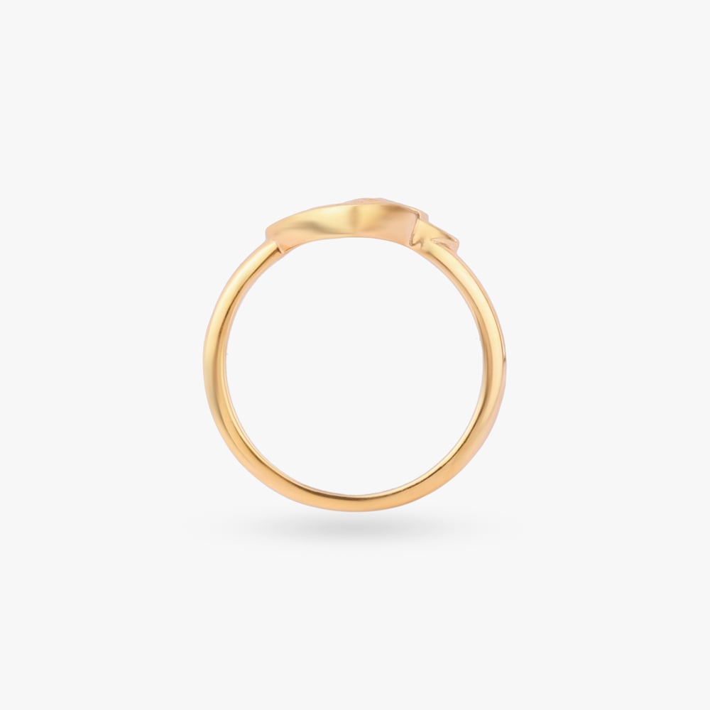 Endless Heart Gold Ring,,hi-res image number null