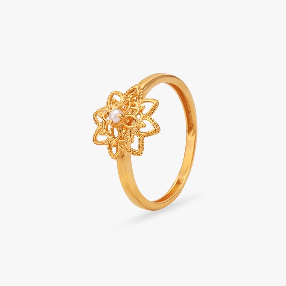 Sacred Bloom Gold Ring,,hi-res image number null