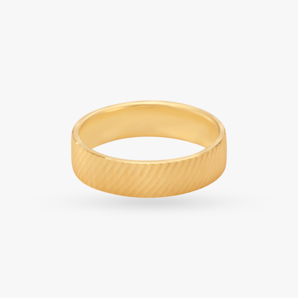 Silken Glow Textured Finger Ring,,hi-res image number null