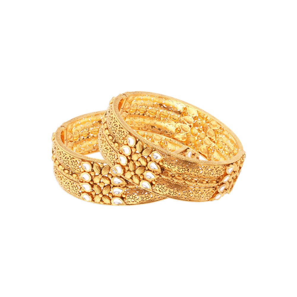Ethereal Gold Bangles for the Punjabi Bride