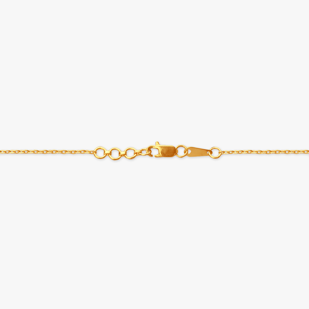 Tricolor Elegance Gold Necklace Set,,hi-res image number null
