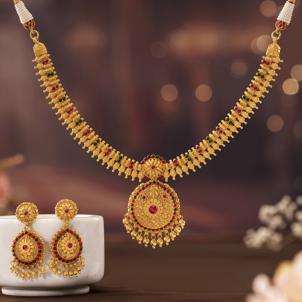 

Opulent Gold Kemp Necklace Set